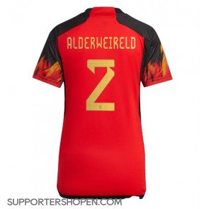 Belgien Toby Alderweireld #2 Hemma Matchtröja Dam VM 2022 Kortärmad